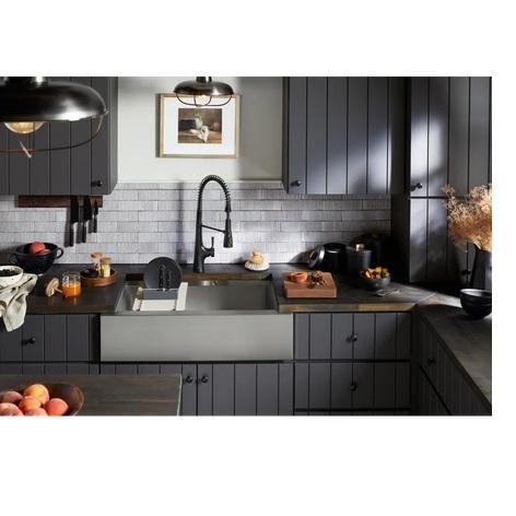 Kohler K-28877-NA Stainless Steel Workstation Kitchen Sink - MSRP $1,439