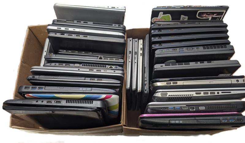 Laptops By Asus, Dell, Lenovo, & More, 29 Units, Refurb, MSRP $28,280
