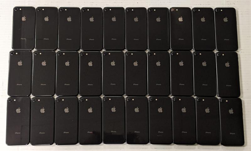 Apple iPhone 8, 64GB, 30 Units, Refurb, MSRP $27,000