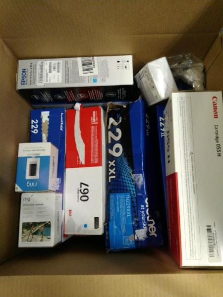 Electronics - Epson Photo Scanner, BROTHER Drum Units, Apple Pencil - MSRP $2,196