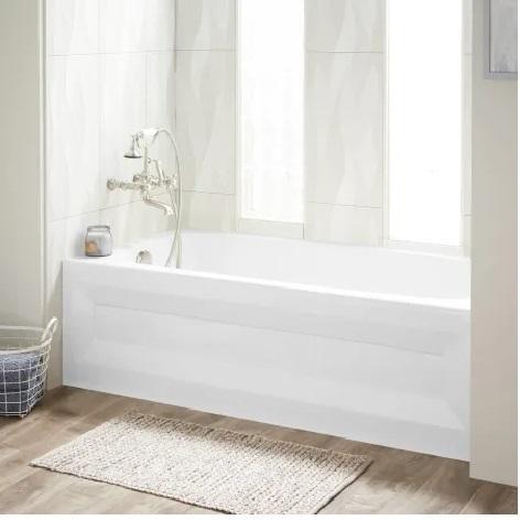 Signature Hardware SHBDS6030LWH Soaking Bathtub - MSRP $919