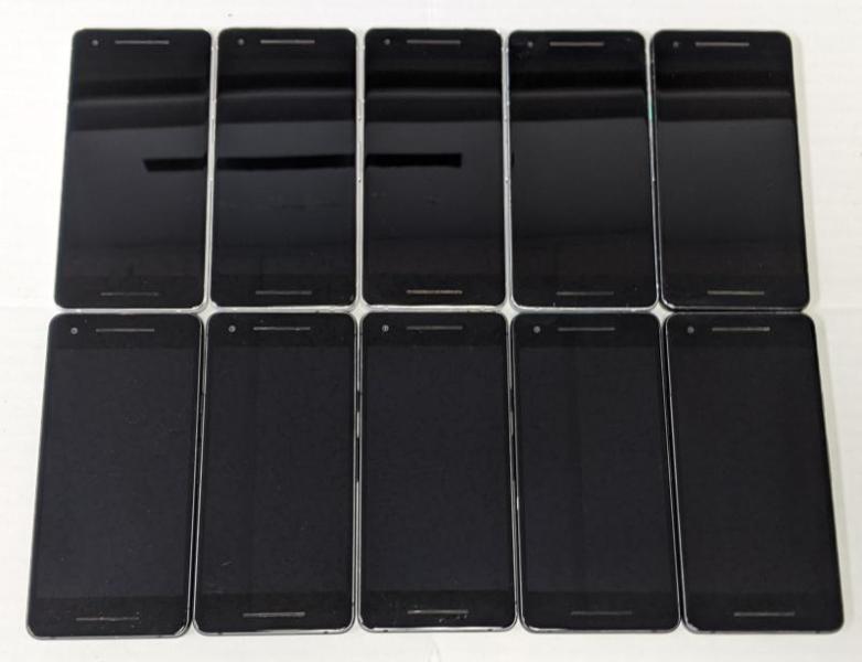Google Pixel 2, Unlocked, 30 Units, Refurb, MSRP $19,500