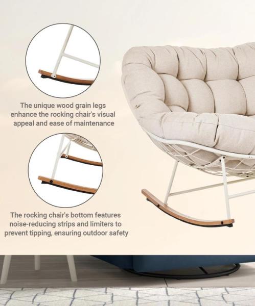 Furniture - Corrigan Studio Rocking Chair, Latitude Run Bookcase, Bayou Breeze Bedroom - MSRP $1,909