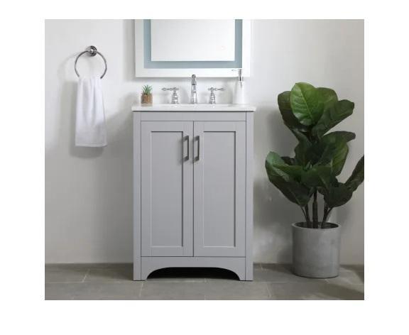 Elegant Lighting VF17024WH Vanity Set - MSRP $626