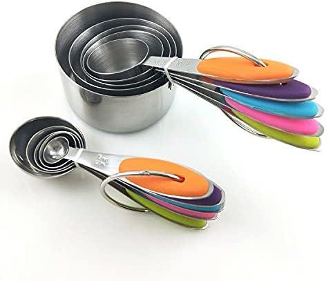 Stainless Steel 10 Piece Measuring Cups and Spoons 180 Sets $4500.00