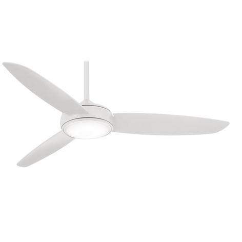 MinkaAire F465L-WH Indoor / Outdoor Smart LED Ceiling Fan - MSRP $489