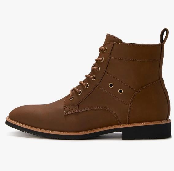 Shoes - TruVeld Casual Derby Lace-Up Ankle Boots, AoPlus Walking Shoes, Greatonu Square Kitten Heels - MSRP $4,483
