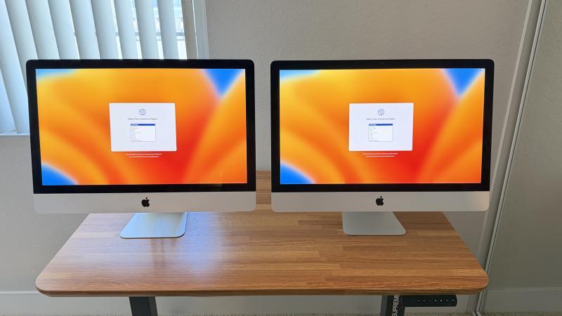 (2) 27 inch Apple iMac All In One Desktop Tested & Ready to use