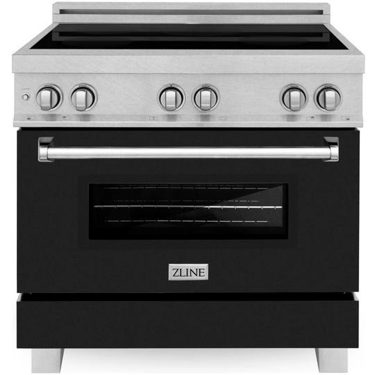 ZLINE RAINDS-BLM-36 Induction Range - MSRP $4,610