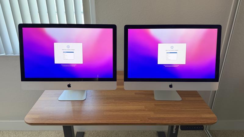 (2) 27 inch Apple iMac All In One Desktop Fully Functional