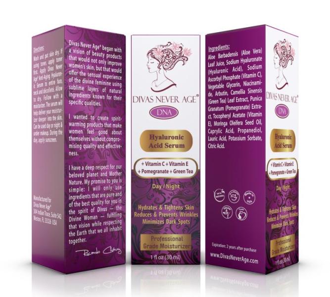  Cosmetics Lot 315 DIVAS NEVER AGE® Hydrate 6-In-1 Hyaluronic Acid Serum MSRP $42,525