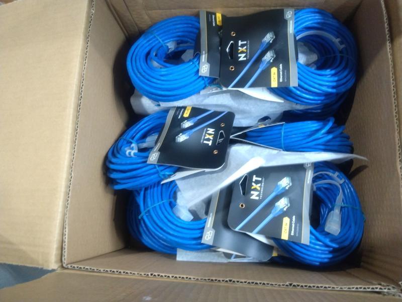 General Merchandise - CAT5e Patch Cable 50 ft Blue - MSRP $333