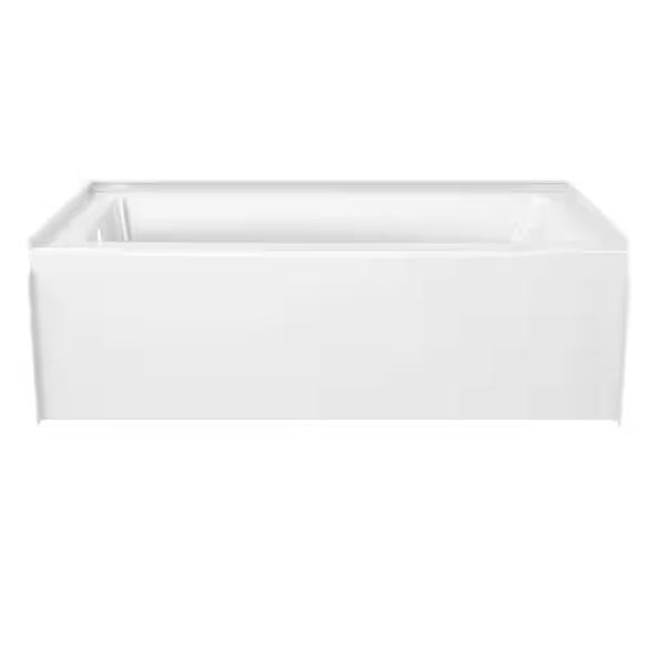 Mixed Lot - Delta Classic 500 60inx32in Alcove Deep Soaking Bathtub w/Left Drain & More - Est Retail $2,999 -1plt