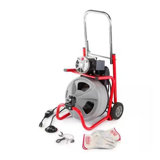 Mixed Lot - Ridgid Drain Cleaning Snake Auger, Byblight Conference Table, Husky Cabinet - Est Retail $6,074- 3plts