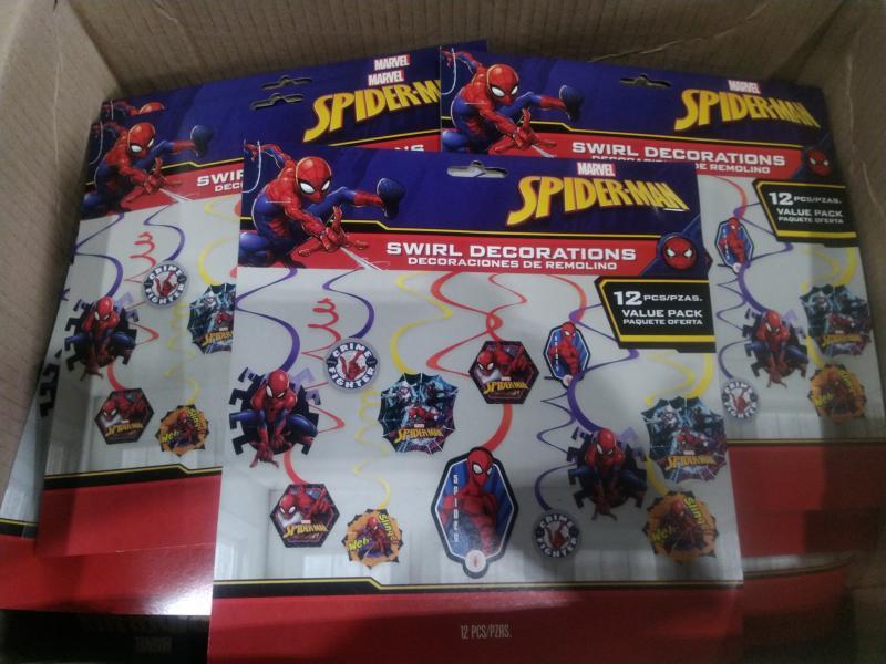 General Merchandise- American Greetings Amscan Spider-Man Decorations - MSRP $2,021