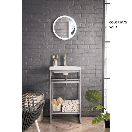 James Martin Vanities C105V20BNKWG Composite Console Bathroom Sink - MSRP $919