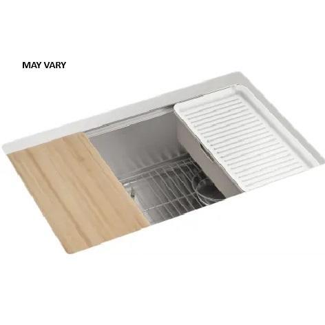 Kohler K-33660-PC-NA Stainless Steel Kitchen Sink - MSRP $1,054
