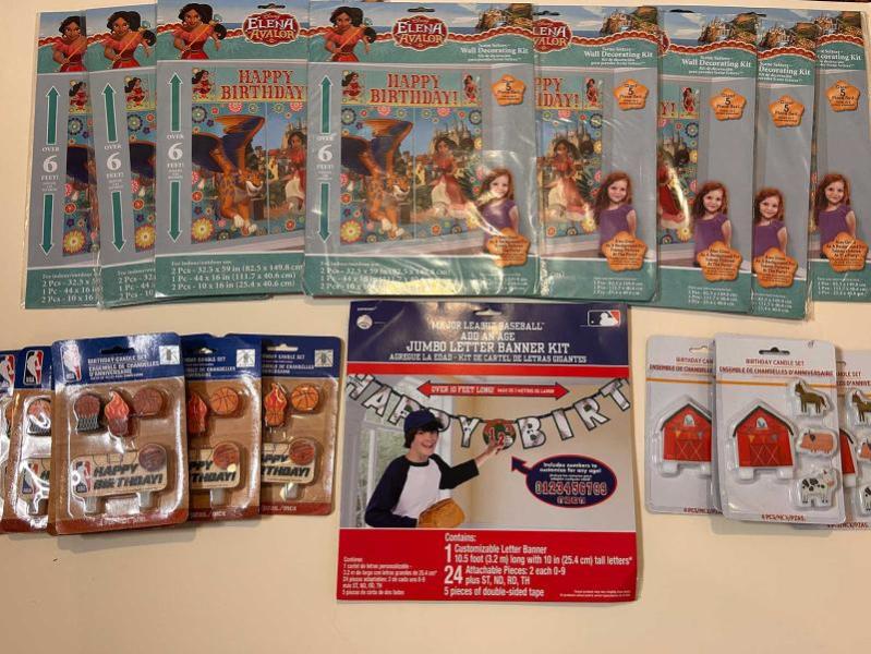 75 Party Decorations, Costumes & Novelties, MSRP $1000+