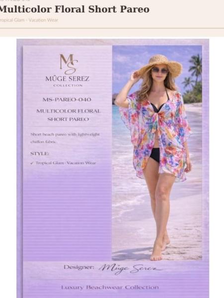 Designer Beach Coverups Pareo / Dresses Made in Turkey MSRP $3934