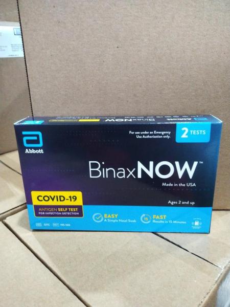 Health & Beauty- BinaxNOW COVID-19 Antigen Self Test, 2 ct. - MSRP $1,071