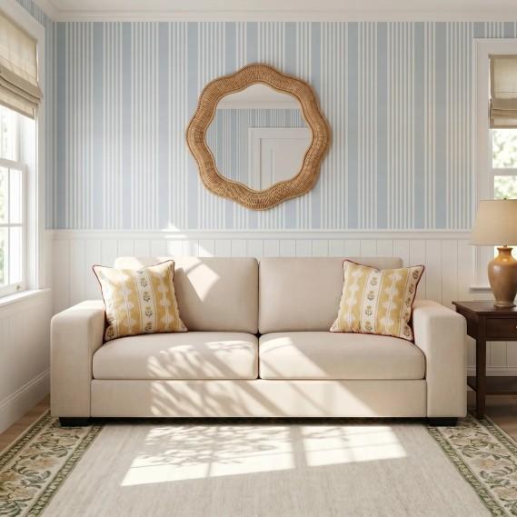 Furniture - Alden Sleeper Sofa, Willa Arlo Mirrored Cabinet, Beckett 6 Drawer Dresser - MSRP $3,306