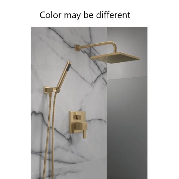 Home Decor - Delta Raincan Shower System, Madison Park Comforter Set, Velora Metal Chandelier - MSRP $5,975