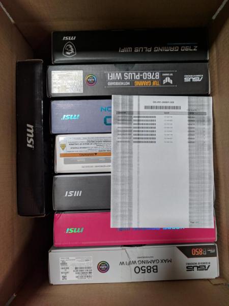 MSI, ASUS, Gaming Computer PC Motherboard Lot & More - $5.9K - 27 Qty.