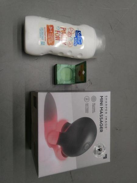 Health & Beauty- Burts Bees Lip Treatment, Kitsch Strengthening Solid Conditioner, Sharper Image Massager - MSRP $2,211