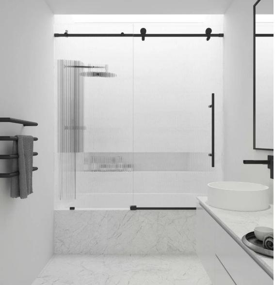 Mixed Lot - VIGO Elan E-Class Sliding Frameless Tub Door, Backyard Discovery Durango Swing Set -Est Retail $2,449 -1plt