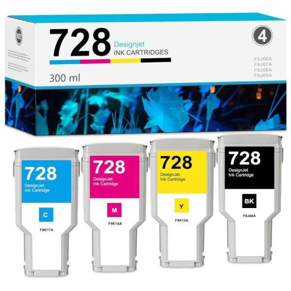 Office Product- BERRYSKY 728 Ink Cartridges 4pks, YooNotee 50 Set VBS Name Tags Kits, YOAVIP Budget Binder -MSRP $4,938