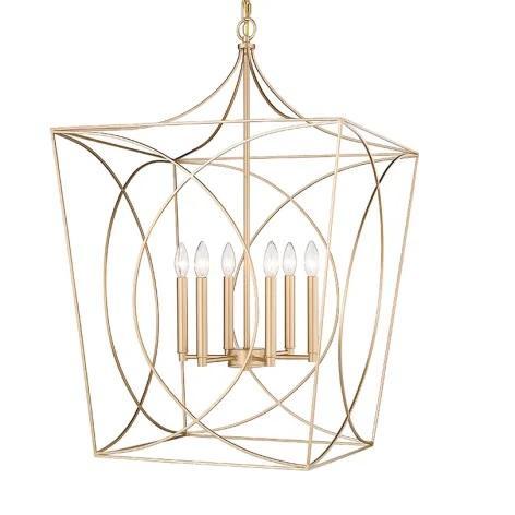 Millennium Lighting 4003-PMG Taper Candle Style Chandelier - MSRP $499