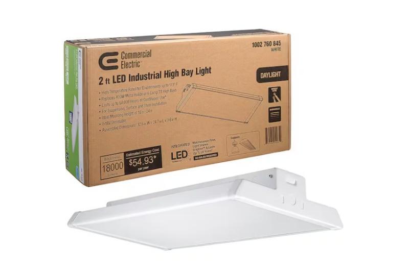 Lighting & Electrical - Commercial Electric, Carlon Electrical, Hampton Bay - Est Retail $3,115- 1plt