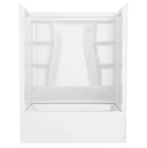 Mixed Lot - Delta Classic Alcove R-Drain Deep Soaking Bathtub/Shower, 4-Burner Propane Gas Grill -Est Retail $628 -1plt