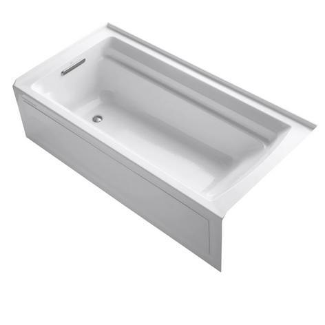 Kohler K-1125-LA-0 Alcove Soaking Bathtub - MSRP $1,510
