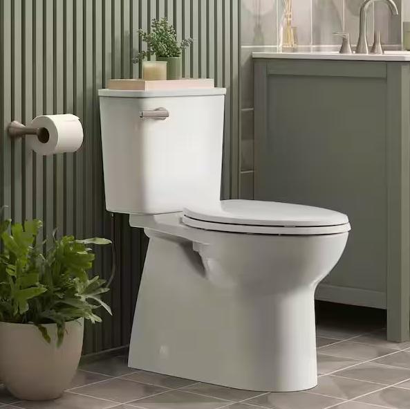 Mixed Lot- American Standard Aspirations 12in Rough-In 2pc Elongated Toilet, Cadet 10in Toilet -Est Retail $1,261 -1plt