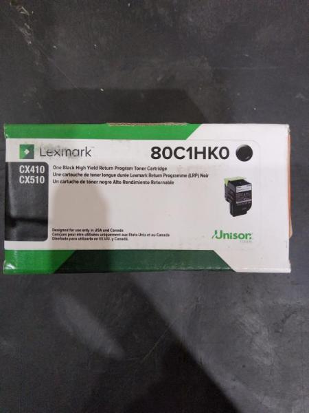 Lexmark Black Toner Cartridges - MSRP $5,148