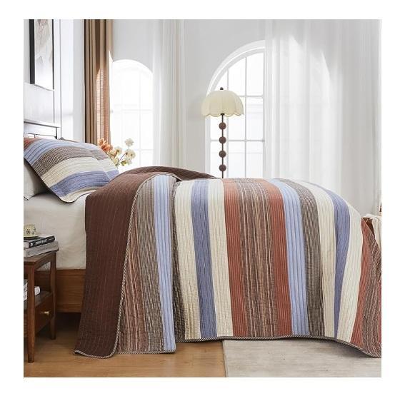 FineStichery Oversized Queen Quilt Bedspread, Tan Rabbit Fur Blanket Throw, TadaMark A/C Compressor - MSRP $2,134