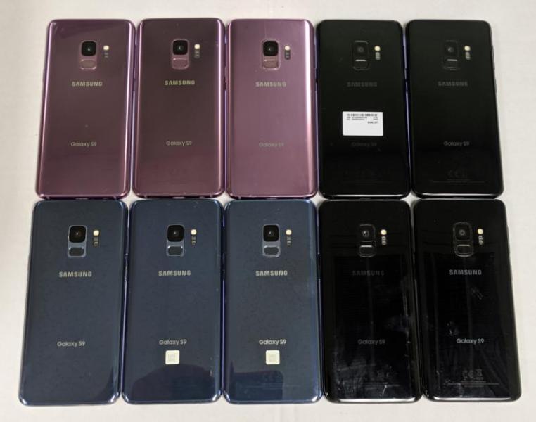 Samsung Galaxy S9, S8+, & S8, 27 Units, Refurb, MSRP $25,000