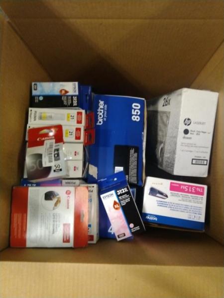 Printer Ink & Toner - HP, Brother, Canon, Epson - MSRP $2,355