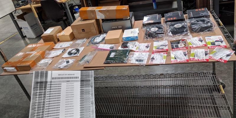 Gaming PC Computer Cables / Memory Card, Accessory Lot & More - $2.1K