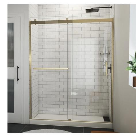DreamLine SDVH60W760VXX05 Frameless Shower Door - MSRP $859