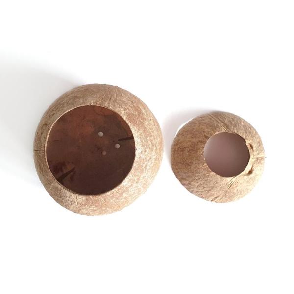 Natural Coconut Planters with Drainage - 41ct/box QTY:15 MSRP $9750