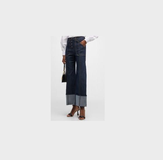 Apparel - Cinq A Sept Cuffed Benji Pants, L'Agence Coco Ornate Skirt Swim Bottom, Andie, MeMoi - Original MSRP $2,172
