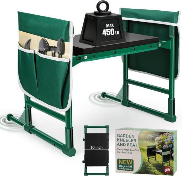 Rifpod Gardening Seat, Metal Mole Trap, Beckham Hotel Collection Bed Pillows - MSRP $2,042