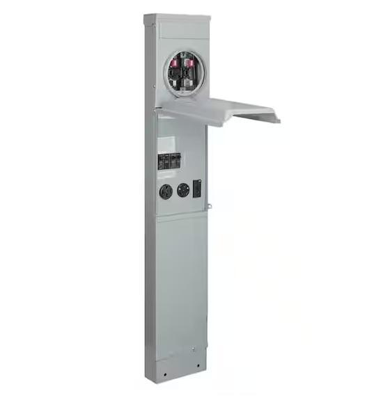 Pallet of Midwest Electric Products 100A Metered RV Pad Mount Pedestal 5-Spaces - Est Retail $9,906