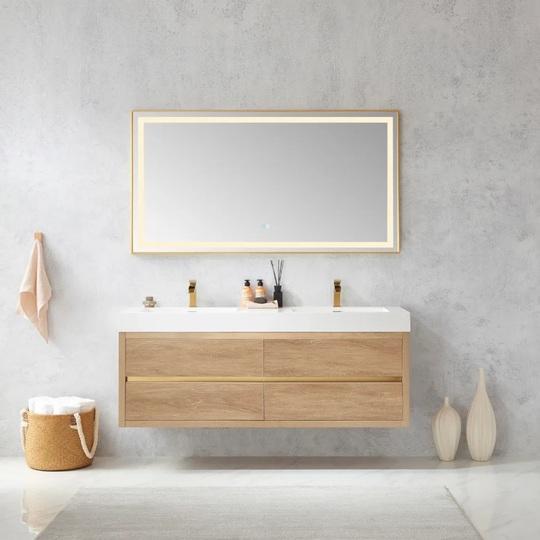 Miseno 703160M-NO-WH Vanity Set - MSRP $2,171