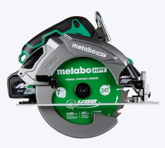 Metabo HPT 36V 7-1/4in Brushless Cordless Circular Saw Kit, ThunderBay 43cc Auger Powerhead, Utilitech - MSRP $4,549