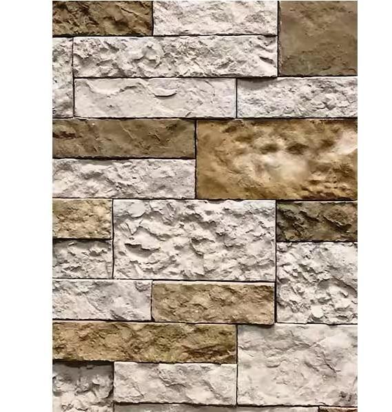 Pallet of AIRSTONE Autumn Mountain Brown Cement Standard Primary Wall Tiles - Est Retail $2,279