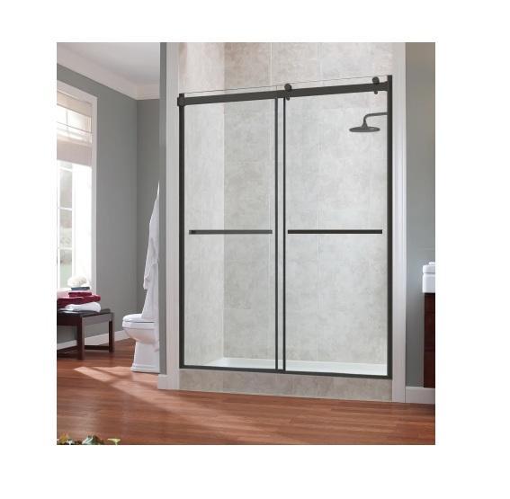 Miseno MSDCR7648DR-FB Frameless Shower Door - MSRP $876