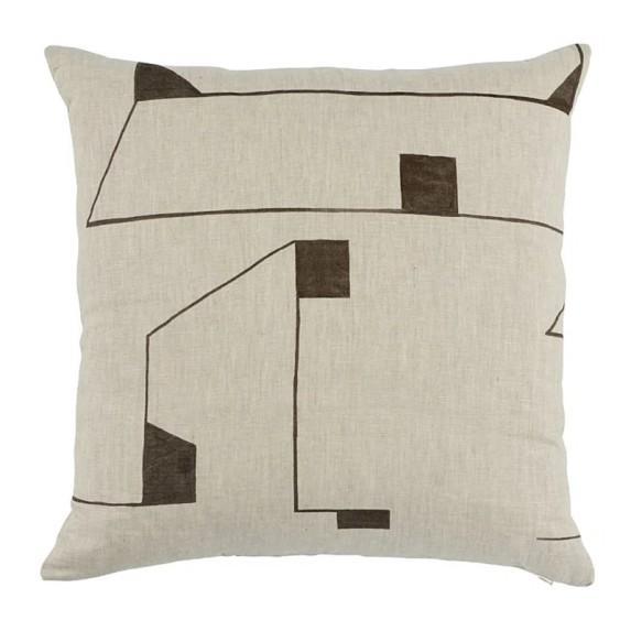 Home Decor - Porter Teleo Circuit Throw Pillow, Aaronam Banana Floor Lamp, Kenery Floral Shower Curtain - MSRP $4,637
